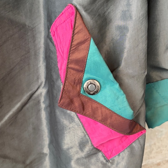 90s Colourful Long Spring Jacket - Picture 9 of 13